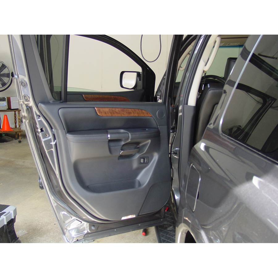2015 Nissan Armada Rear door speaker location