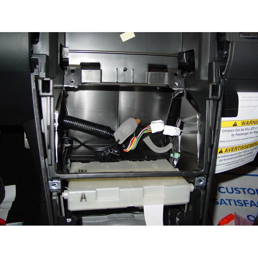 2003 Nissan 350Z Factory radio removed