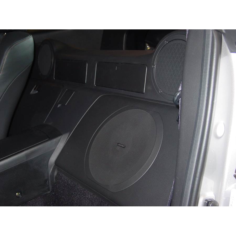 2008 Nissan 350Z Factory subwoofer location