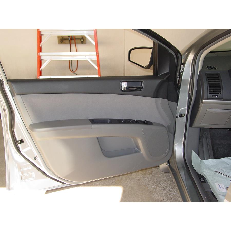 2007 Nissan Sentra Front door speaker location