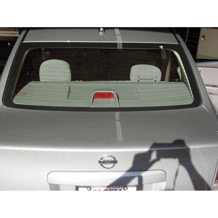 2007 Nissan Sentra Rear deck speaker location