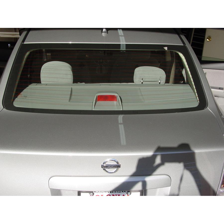 2012 Nissan Sentra Rear deck speaker location