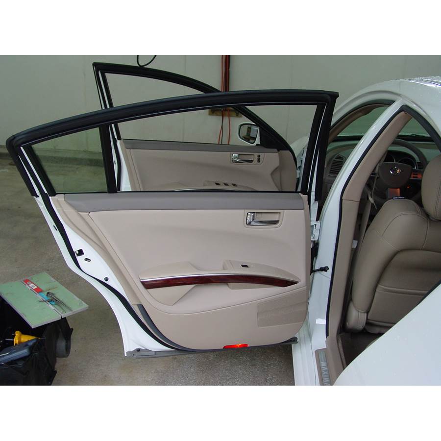 2008 Nissan Maxima Rear door speaker location