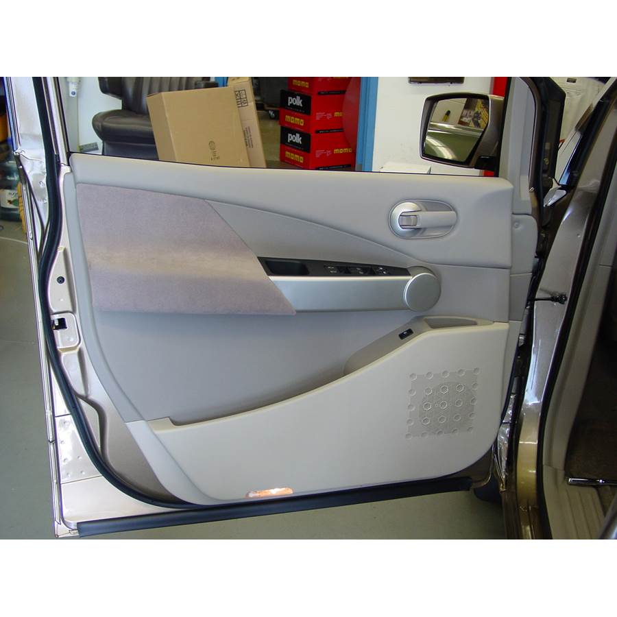 2004 Nissan Quest Front door speaker location
