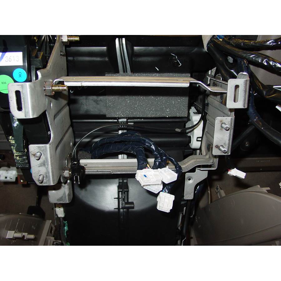 2004 Nissan Quest Factory radio removed