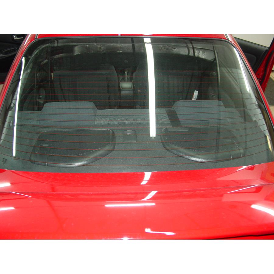 2006 Nissan Sentra Rear deck speaker location