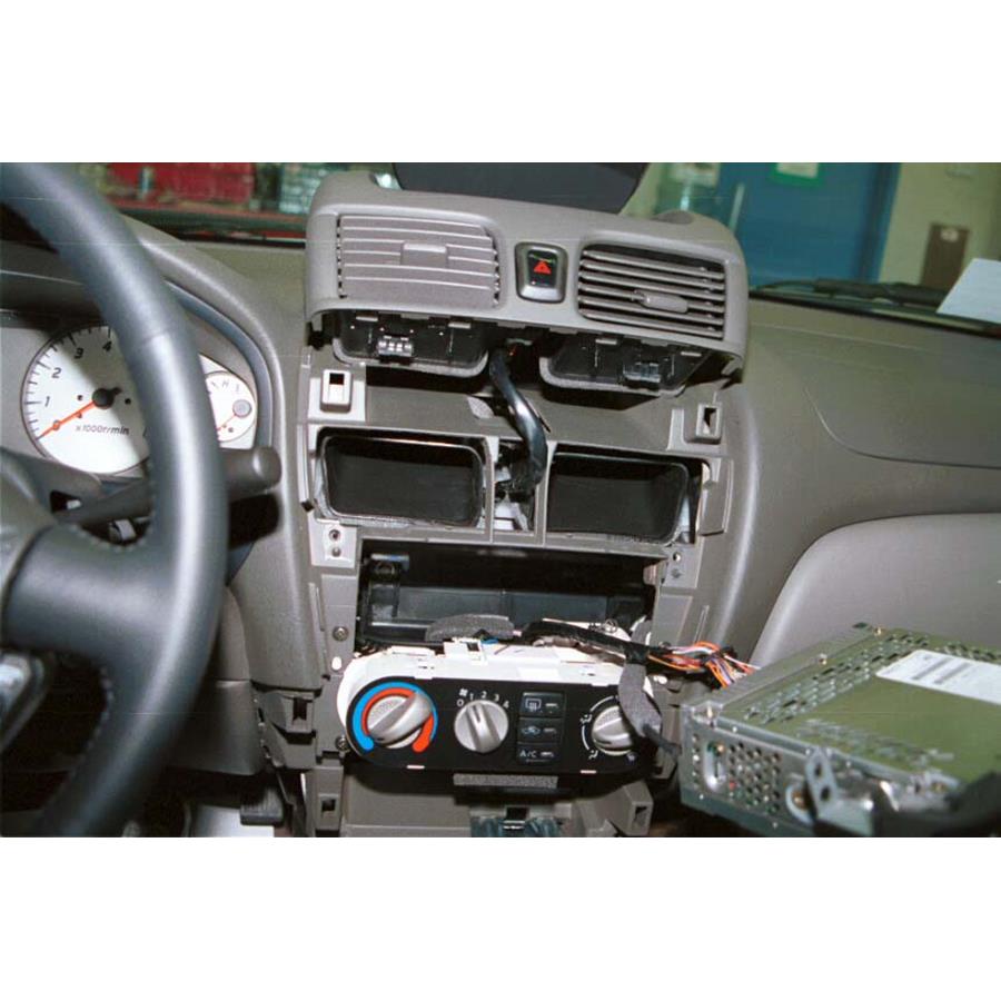 2006 Nissan Sentra Factory radio removed