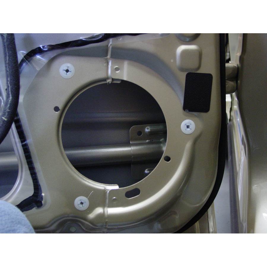 2003 Nissan Murano Rear door speaker removed