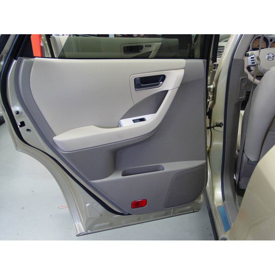 2003 Nissan Murano Rear door speaker location