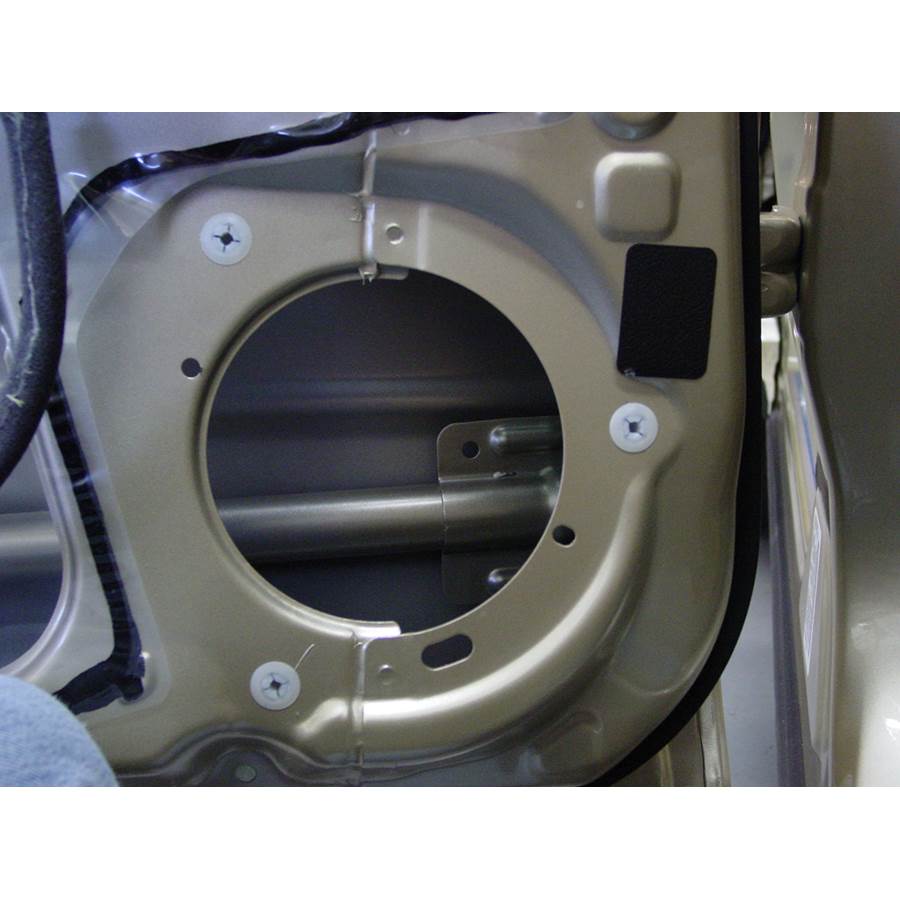 2007 Nissan Murano Rear door speaker removed