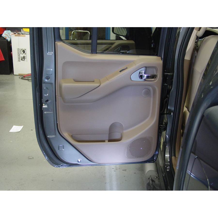2008 Nissan Frontier Rear door speaker location