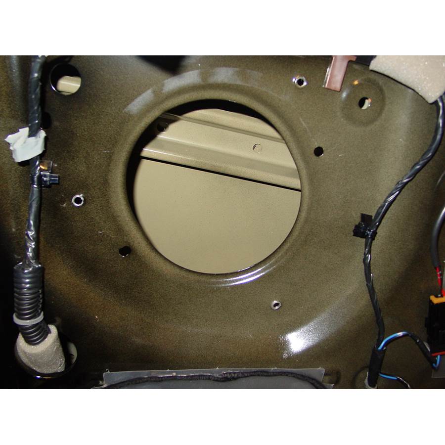 2005 Nissan Frontier Rear door speaker removed