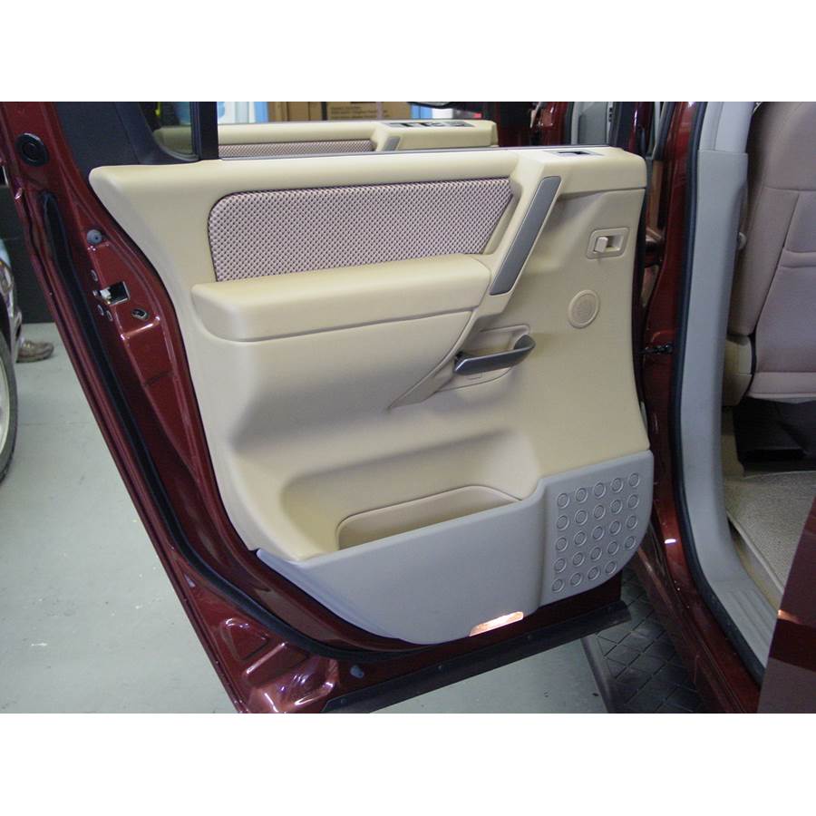 2007 Nissan Armada Rear door speaker location