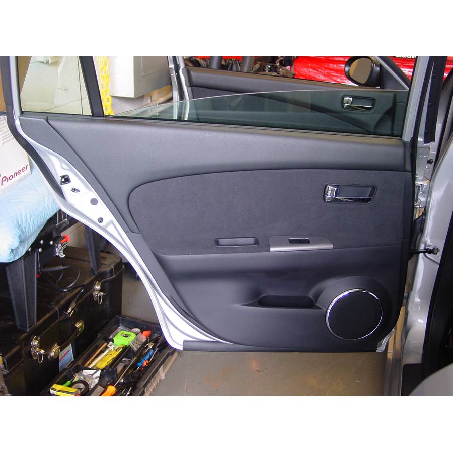 2005 Nissan Altima Rear door speaker location