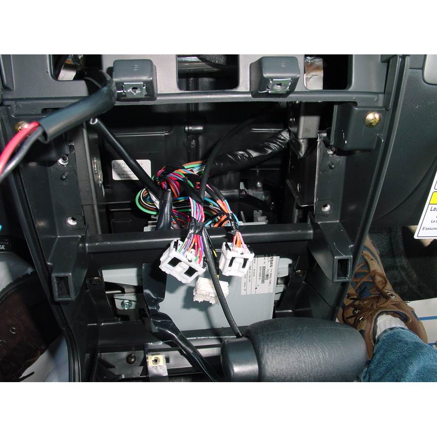 2002 Nissan Xterra Factory radio removed