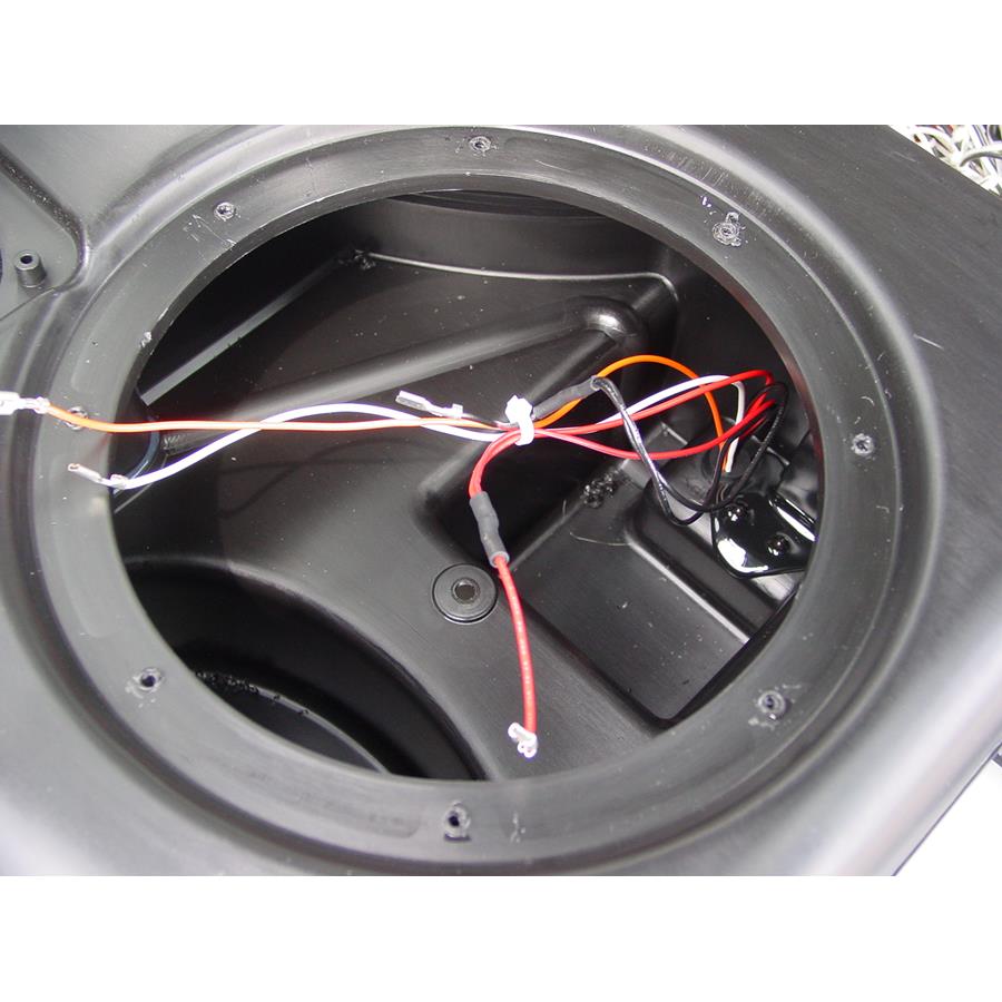 2004 Nissan Xterra Factory subwoofer removed