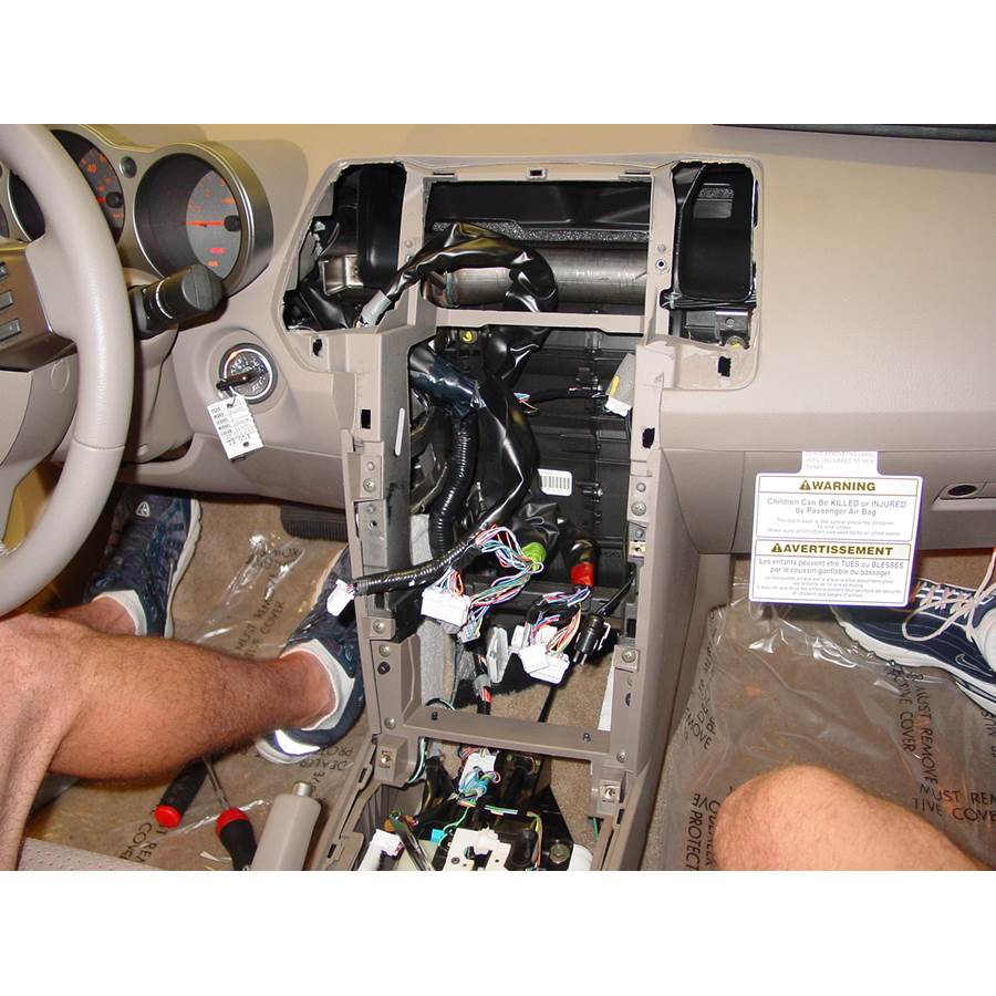 2004 Nissan Maxima Factory radio removed