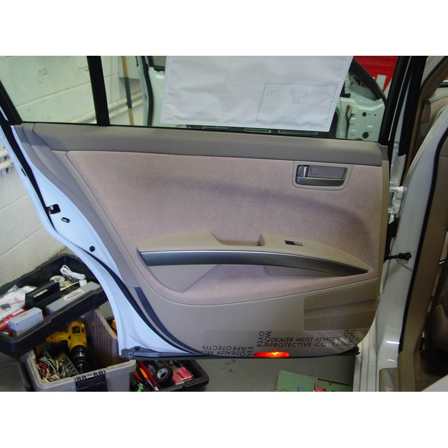 2004 Nissan Maxima Rear door speaker location