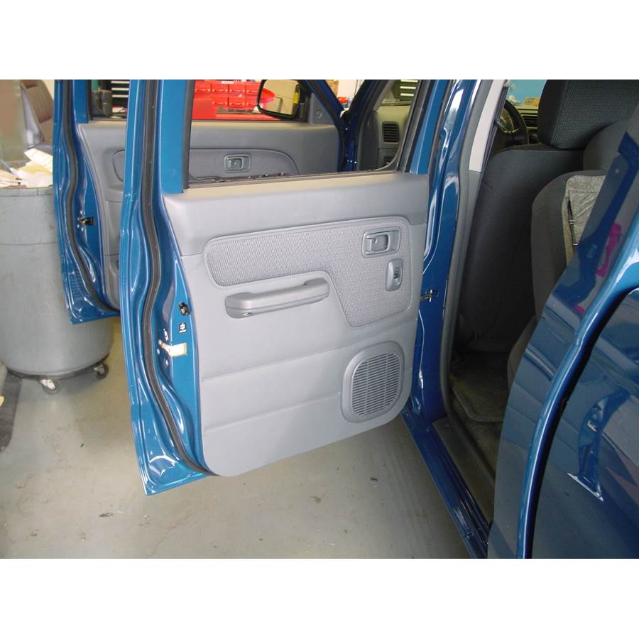 2003 Nissan Frontier Rear door speaker location