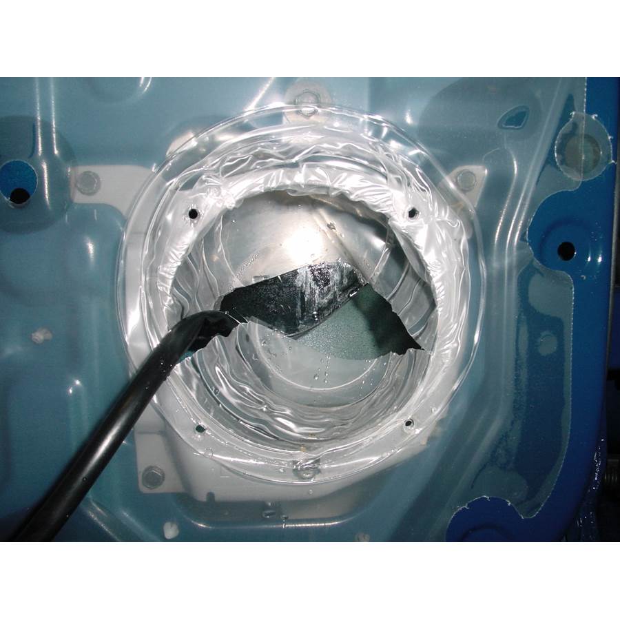 2002 Nissan Frontier Rear door speaker removed