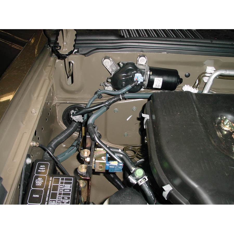 2003 Nissan Frontier Firewall access