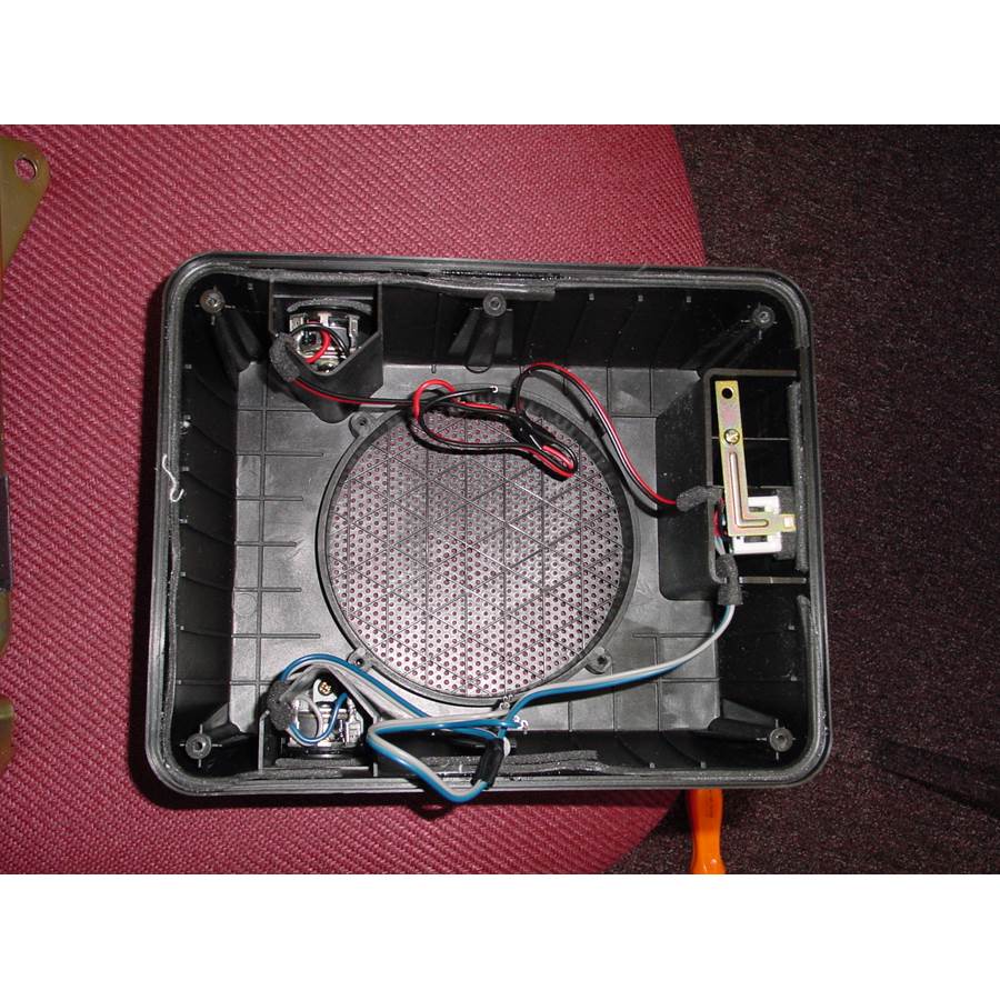 2002 Nissan Frontier Factory subwoofer removed