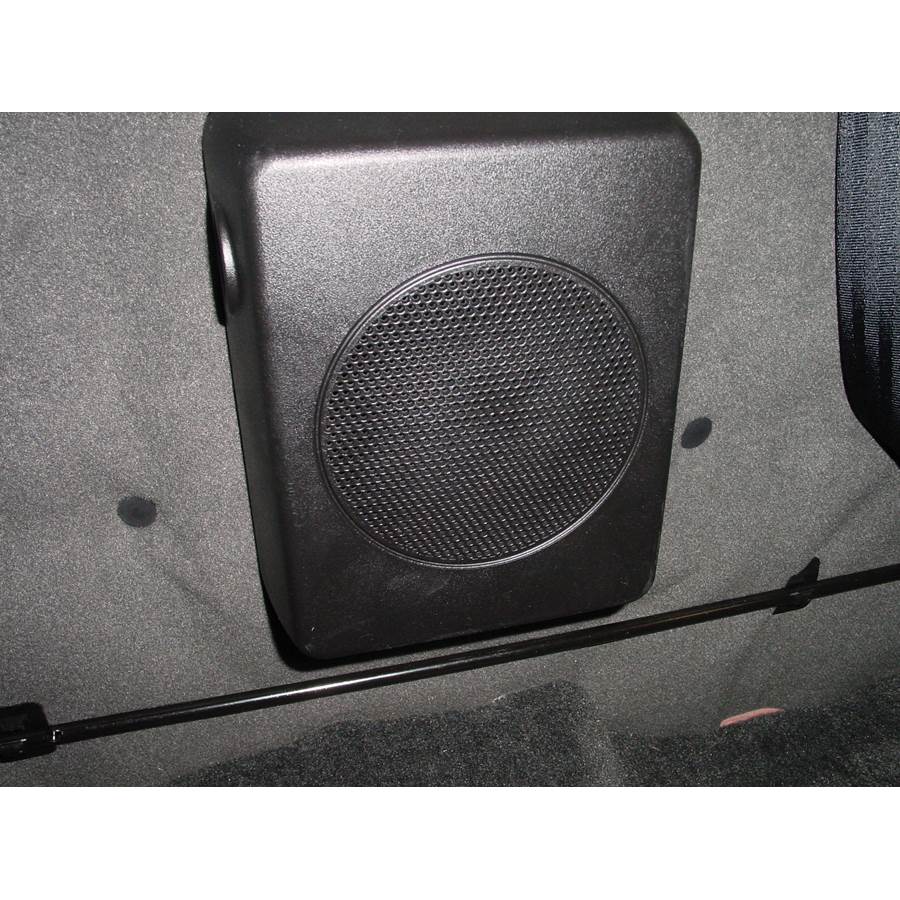 2003 Nissan Frontier Factory subwoofer location