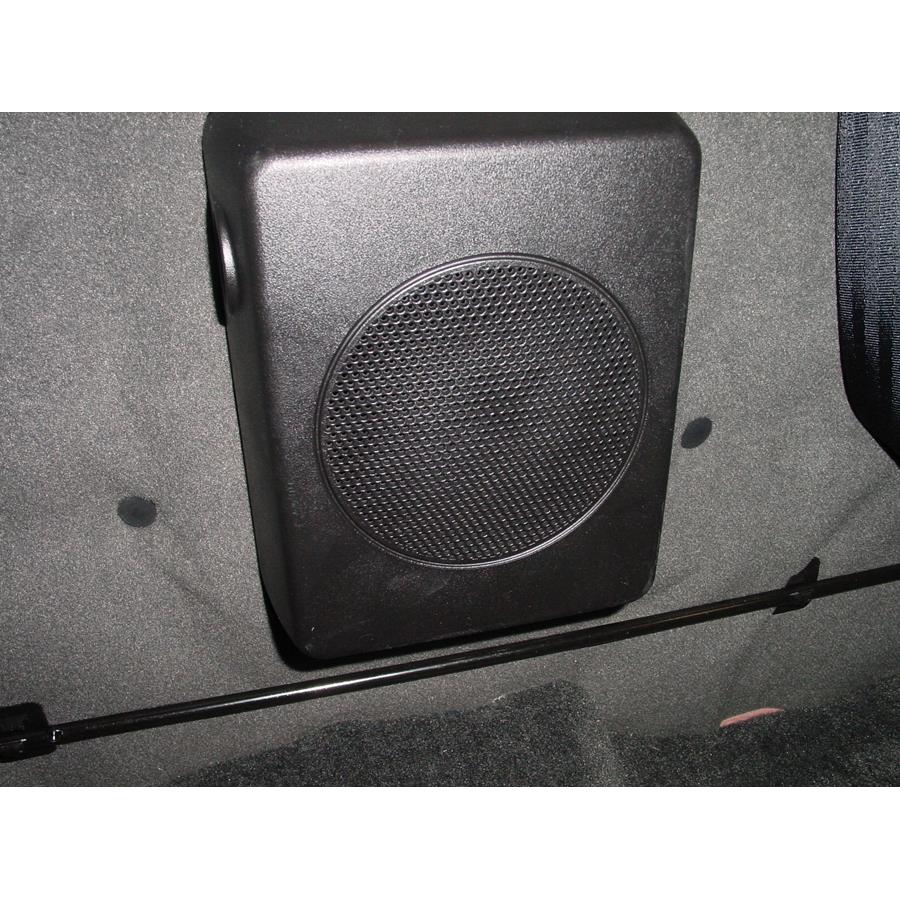 2004 Nissan Frontier Factory subwoofer location