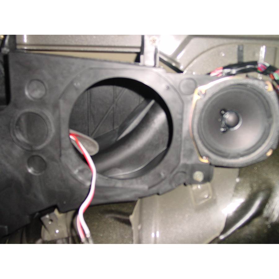 1999 Nissan Quest Factory subwoofer removed