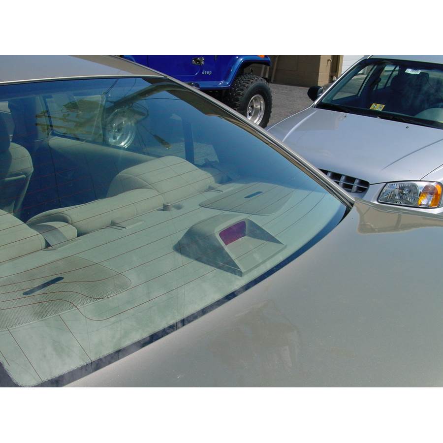 2002 Nissan Altima Rear deck speaker location
