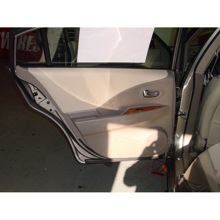 2002 Nissan Altima Rear door speaker location