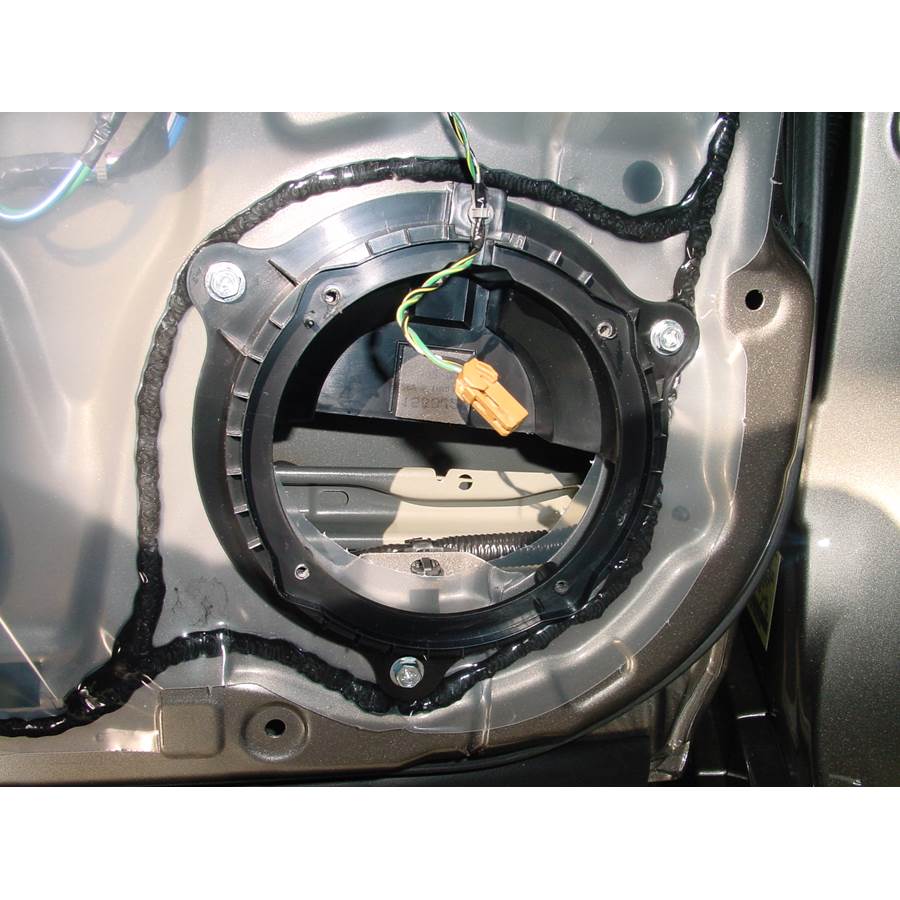 2004 Nissan Altima Rear door speaker removed