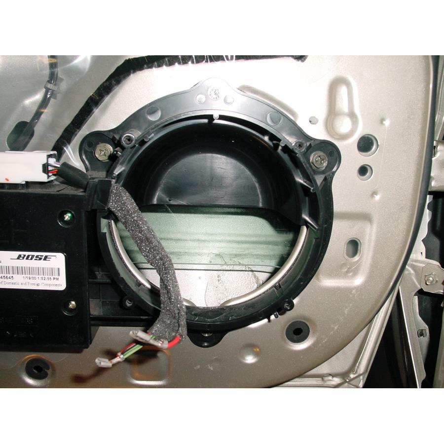 2003 Infiniti QX4 Front speaker removed
