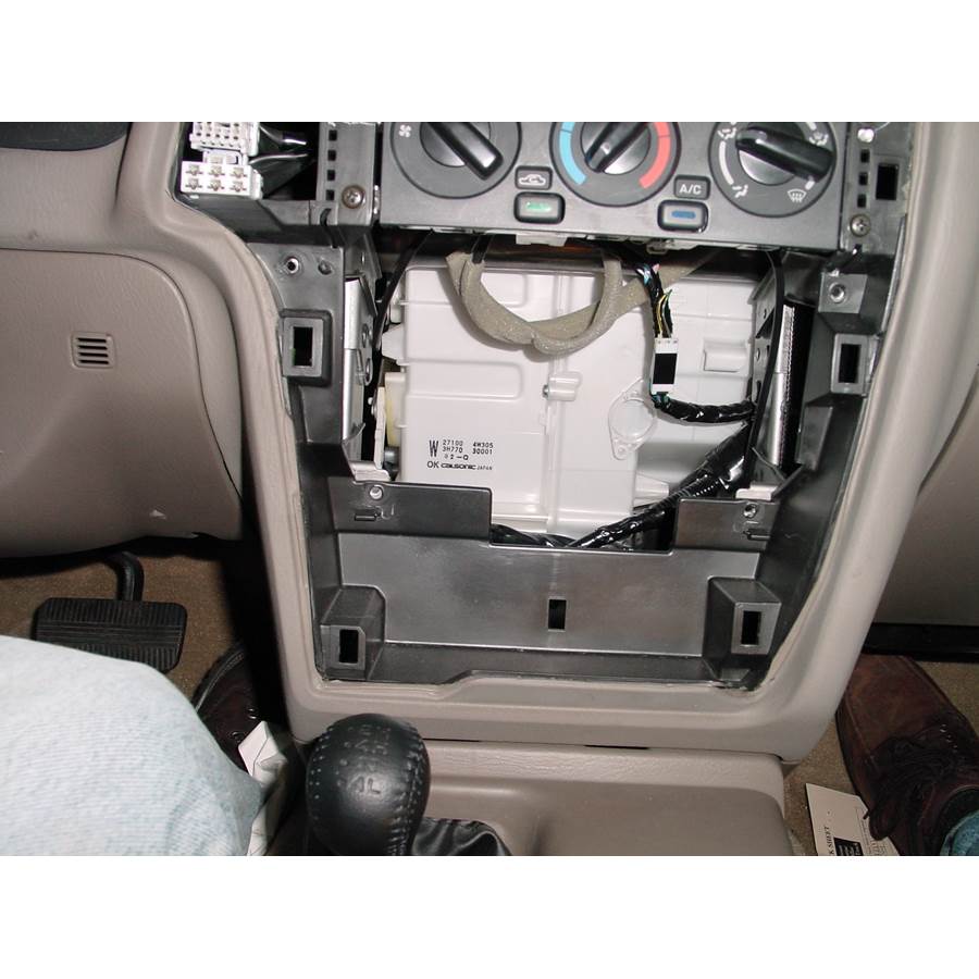 2001 Nissan Pathfinder Factory radio removed