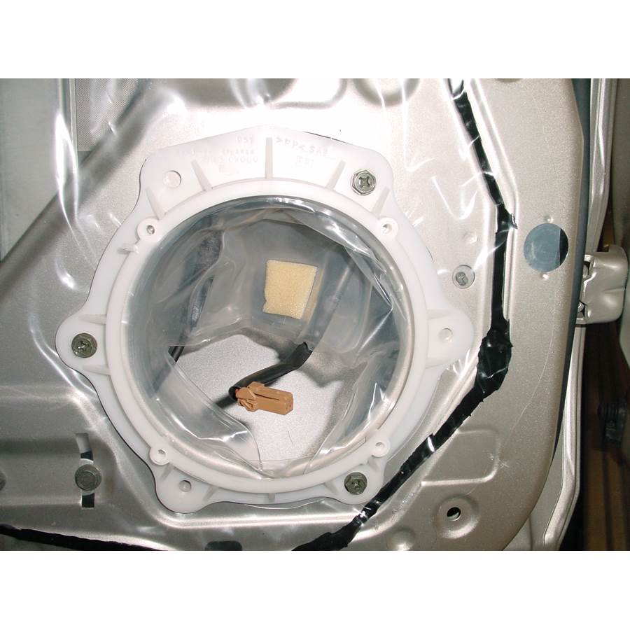 2001 Nissan Pathfinder Rear door speaker removed