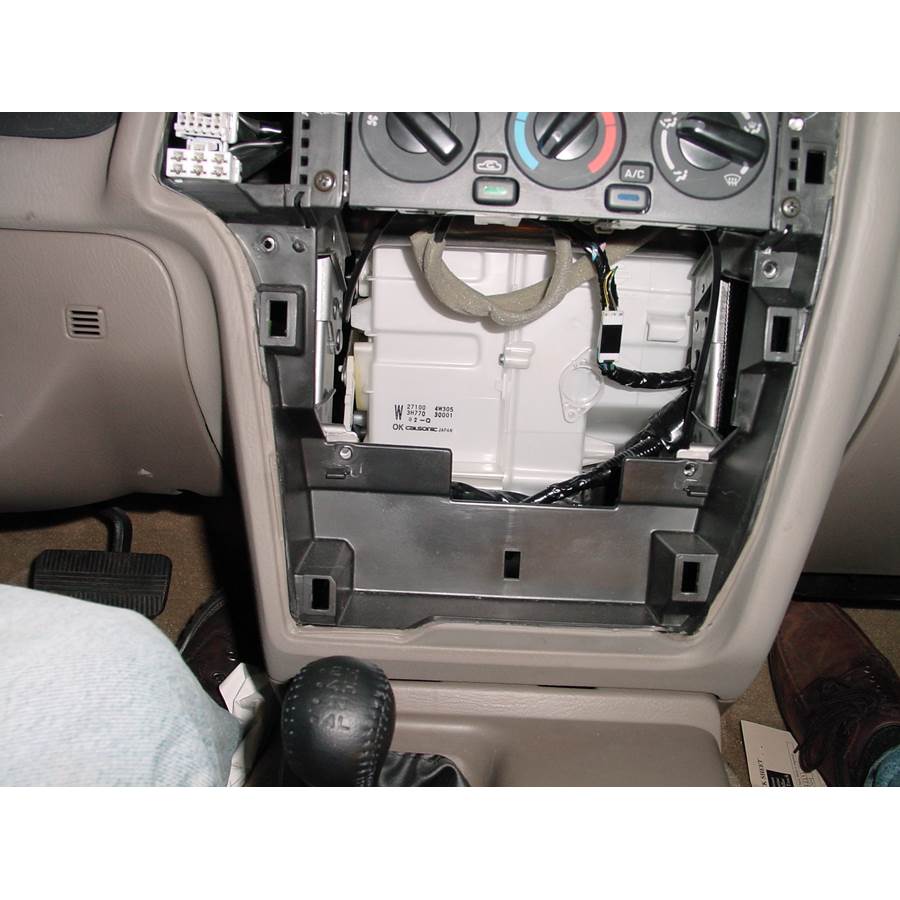 2002 Nissan Pathfinder Factory radio removed