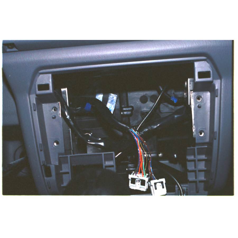 1998 Nissan Frontier Factory radio removed