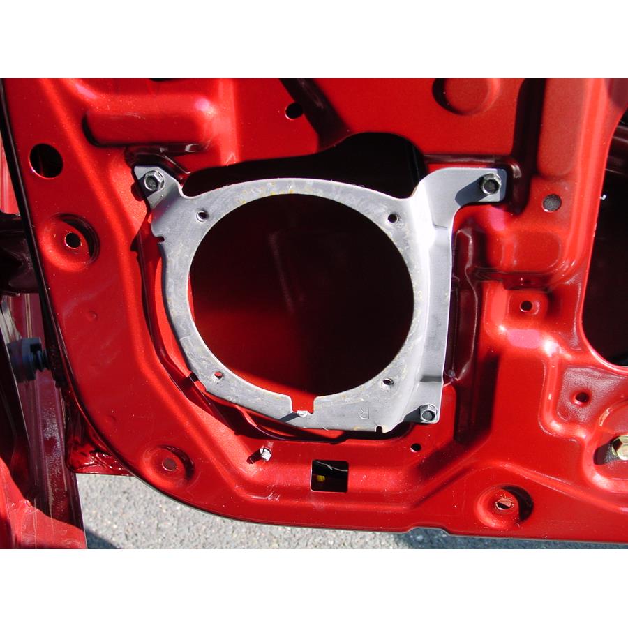 2001 Nissan Frontier Rear door speaker removed