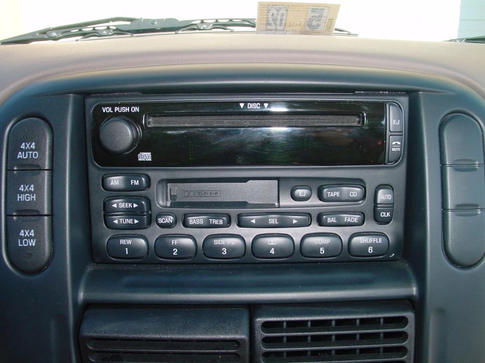 2004 ford explorer radio removal