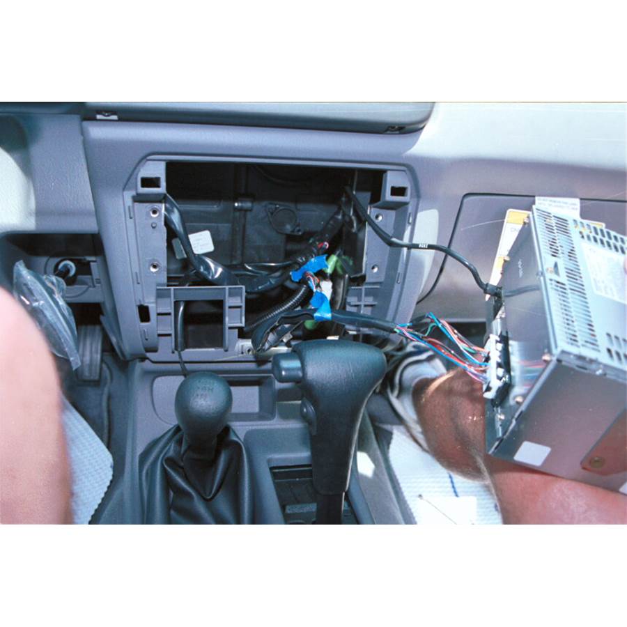 2000 Nissan Xterra Factory radio removed