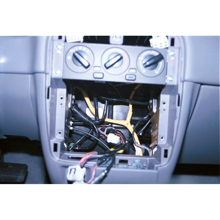 1996 Nissan Sentra Factory radio removed