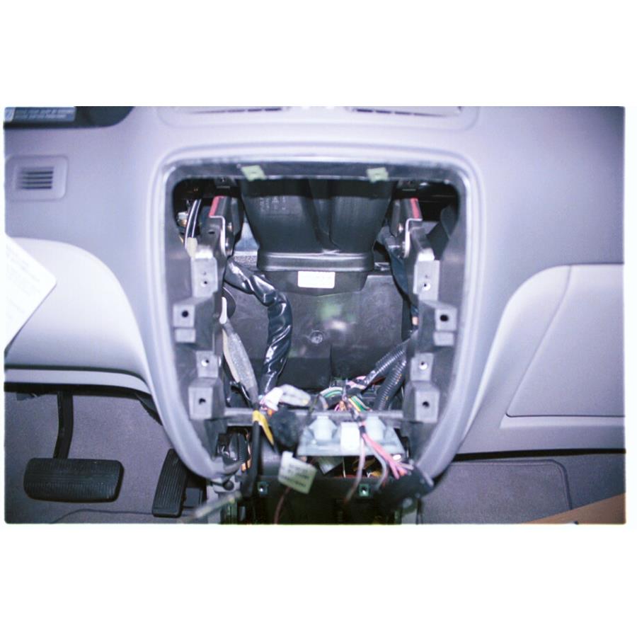 1998 Nissan Quest Factory radio removed
