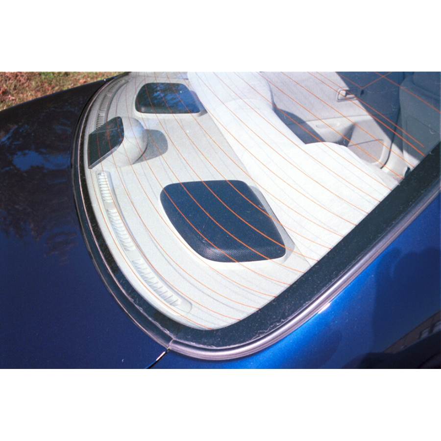 1997 Nissan Altima Rear deck speaker location