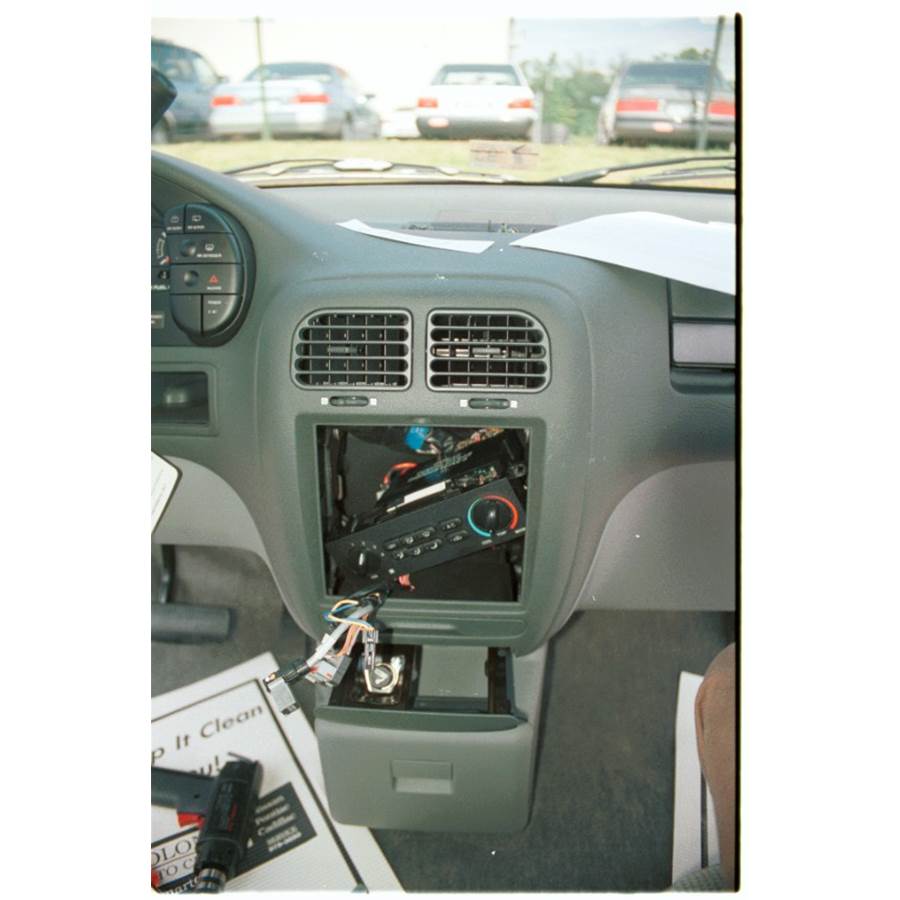 1993 Nissan Quest Factory radio removed