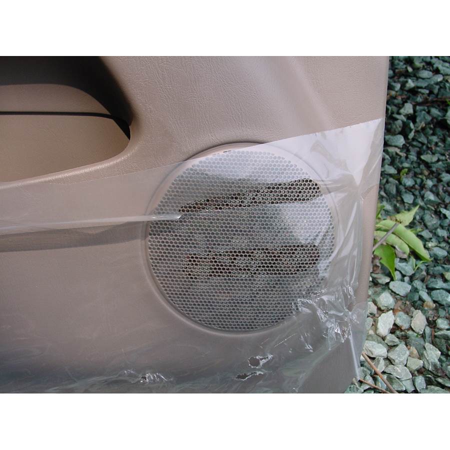 2001 Toyota 4Runner Front door speaker location