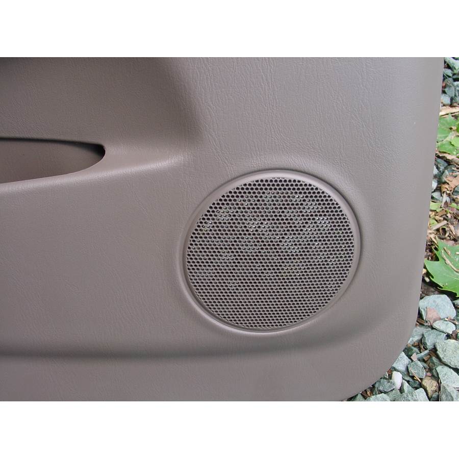 2001 Toyota 4Runner Rear door speaker location