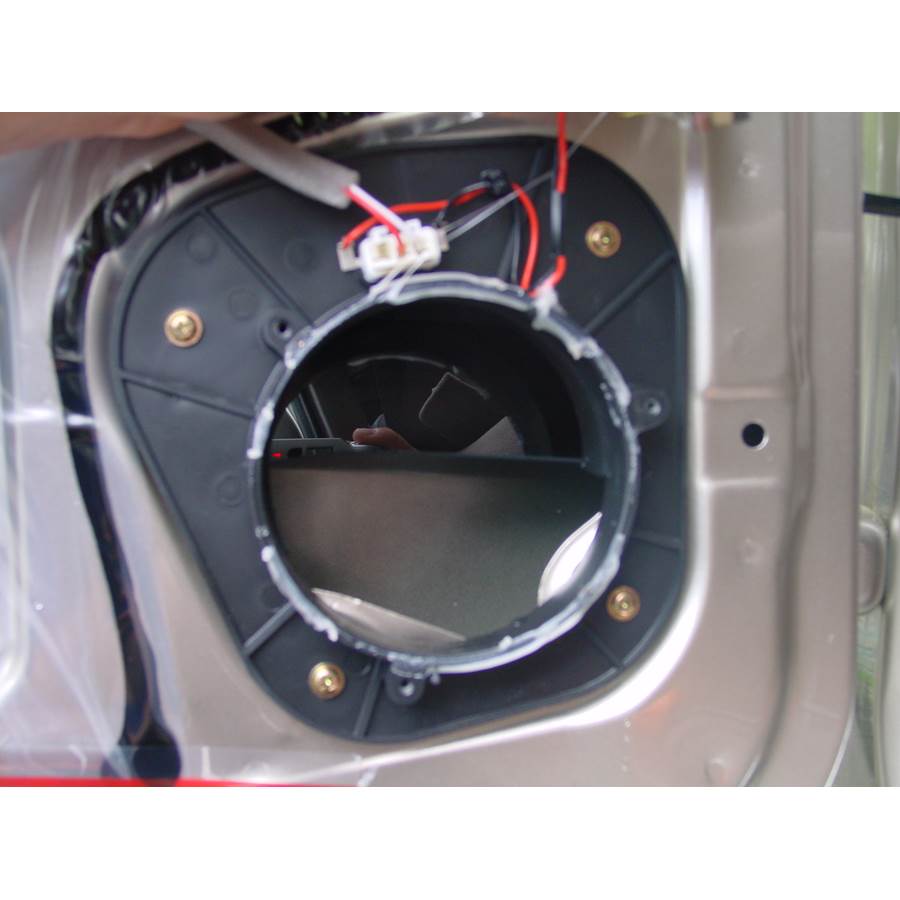 2001 Toyota 4Runner Rear door speaker removed