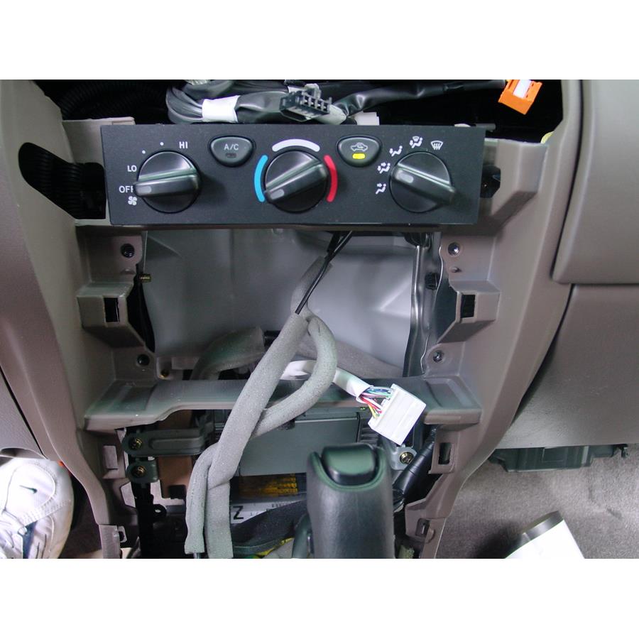 2002 Toyota 4Runner Factory radio removed