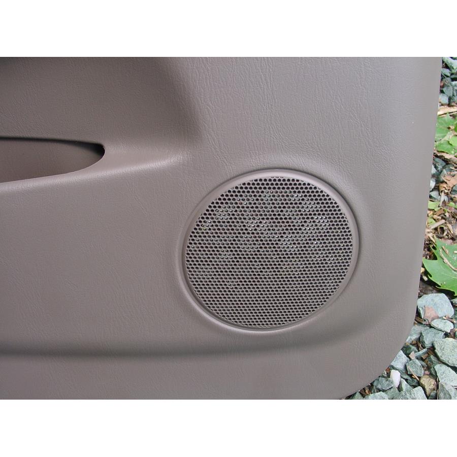 2002 Toyota 4Runner Rear door speaker location