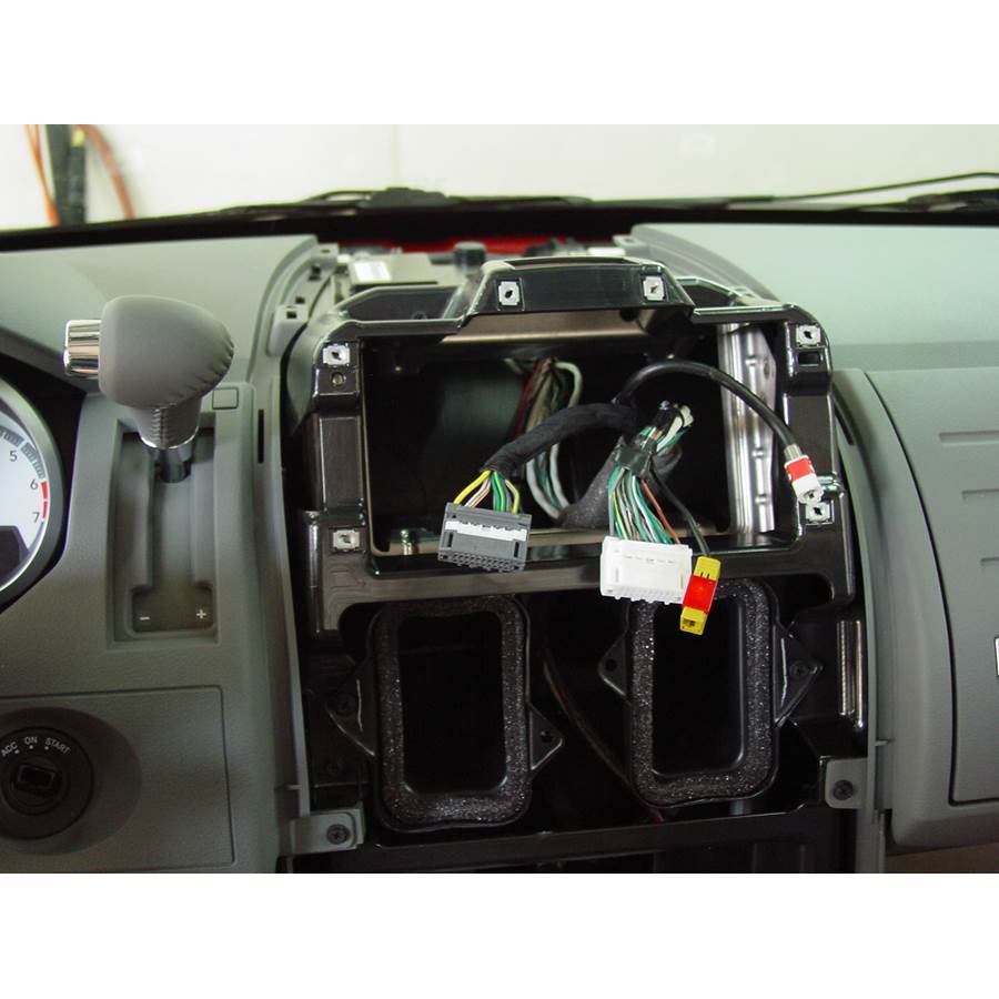 2010 Dodge Grand Caravan Factory radio removed